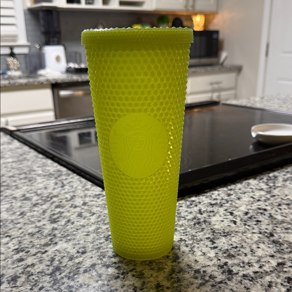 Starbucks 24oz Glow in the Dark Neon Yellow Tumbler